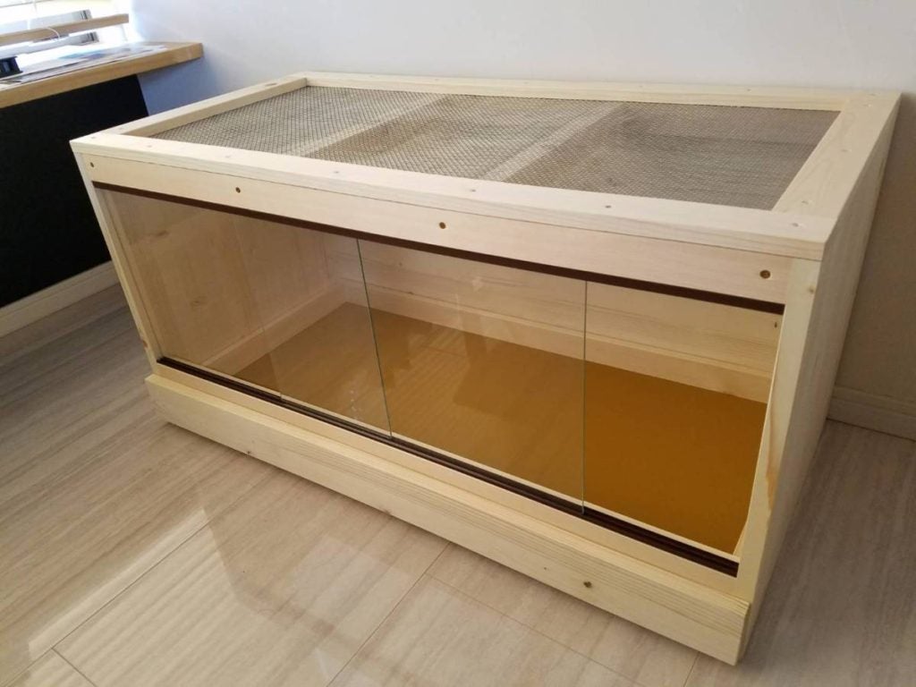 900爬虫類ケージ 爬虫類ケージ 木製ケージ 900×600フトアゴ ハリネズミ フルオプション